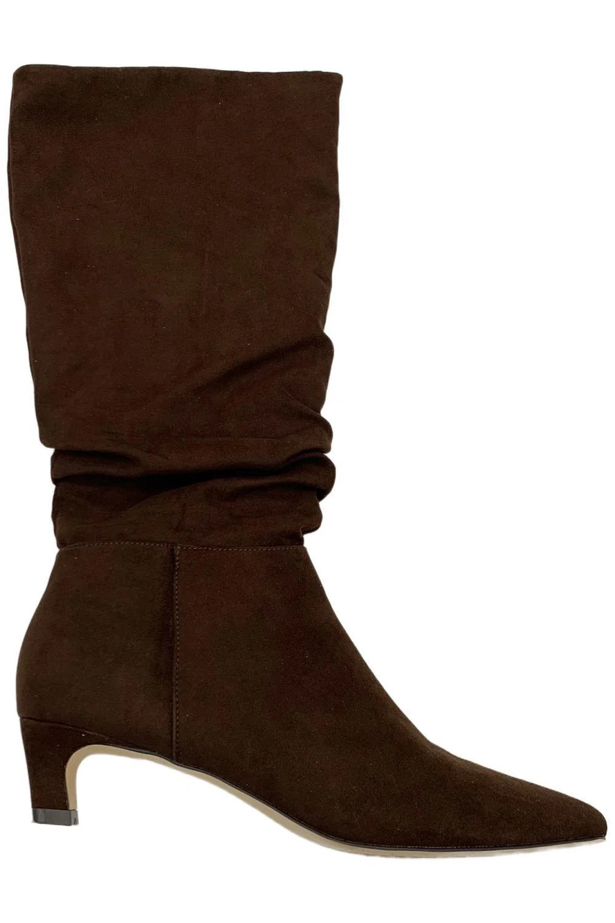Charles David Women's Adelphia Medium Calf Tall Slouch Boot Chocolate - Medium